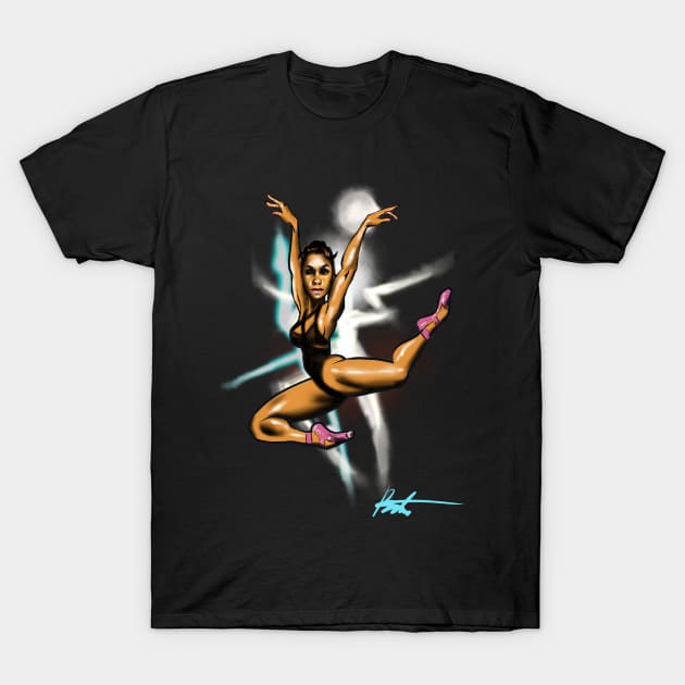 Misty ballerina T-Shirt by Timzartwork